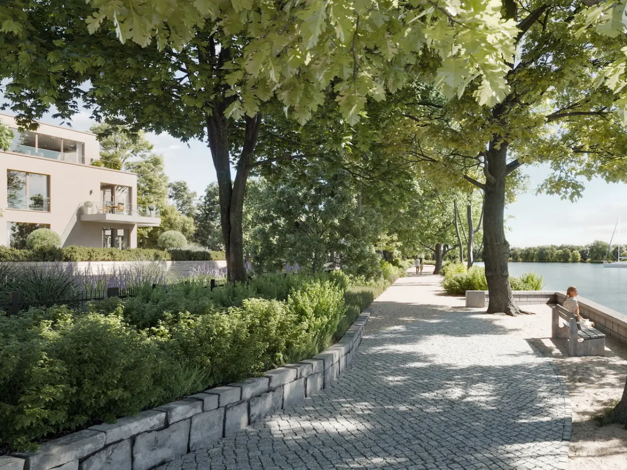 Direkt läge vid sjön – Am Tegeler See - Scharfenberger Str. 26e, 13505 Berlin-Reinickendorf