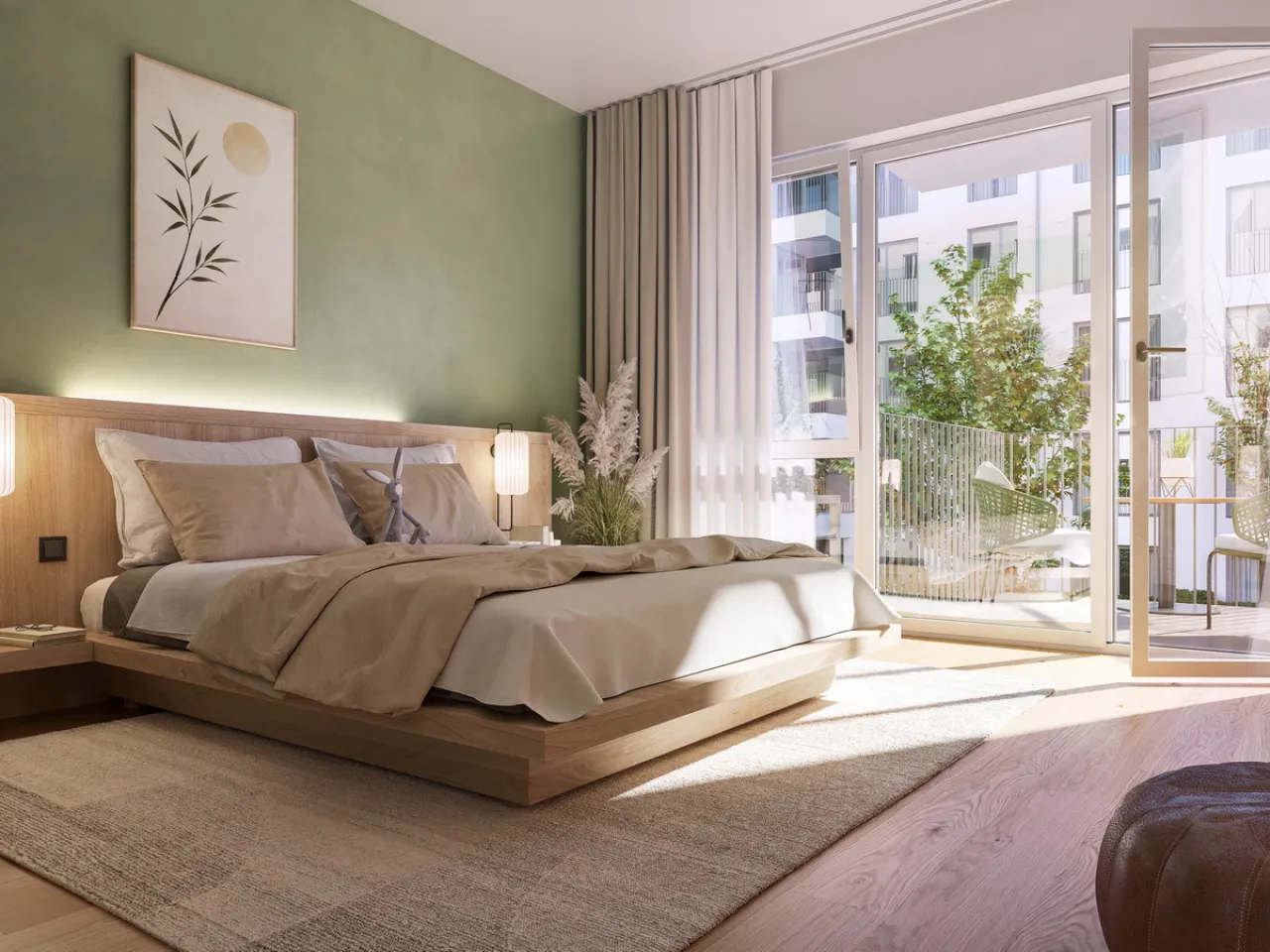 Schlafzimmer – Hey Charlottenburg | Garden House - Wernigeroder Straße 2c, 10589 Berlin, 10589 Berlin-Charlottenburg
